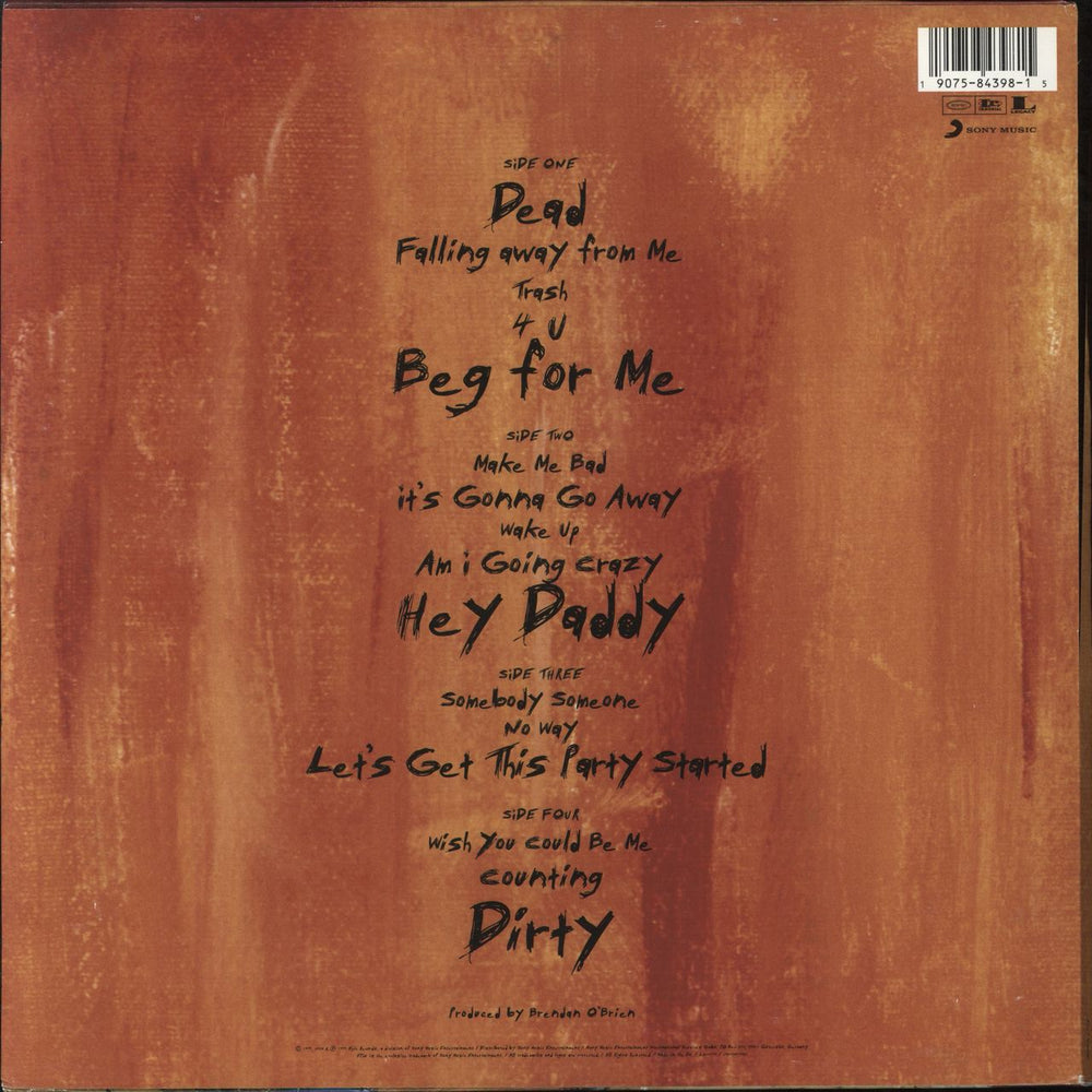 Korn Issues German 2-LP vinyl record set (Double LP Album) 190758439815