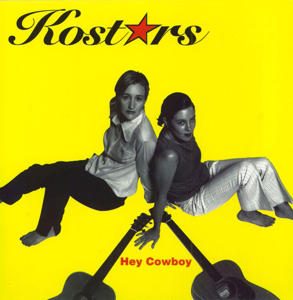 Kostars Hey Cowboy - Red Vinyl US 7" vinyl single (7 inch record / 45) GR020