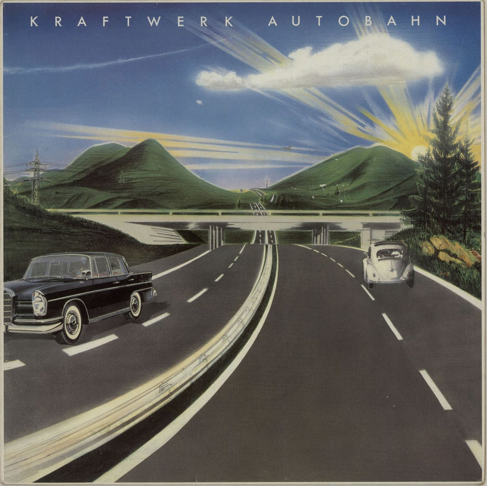 Kraftwerk Autobahn - EX UK vinyl LP album (LP record) AUTO1