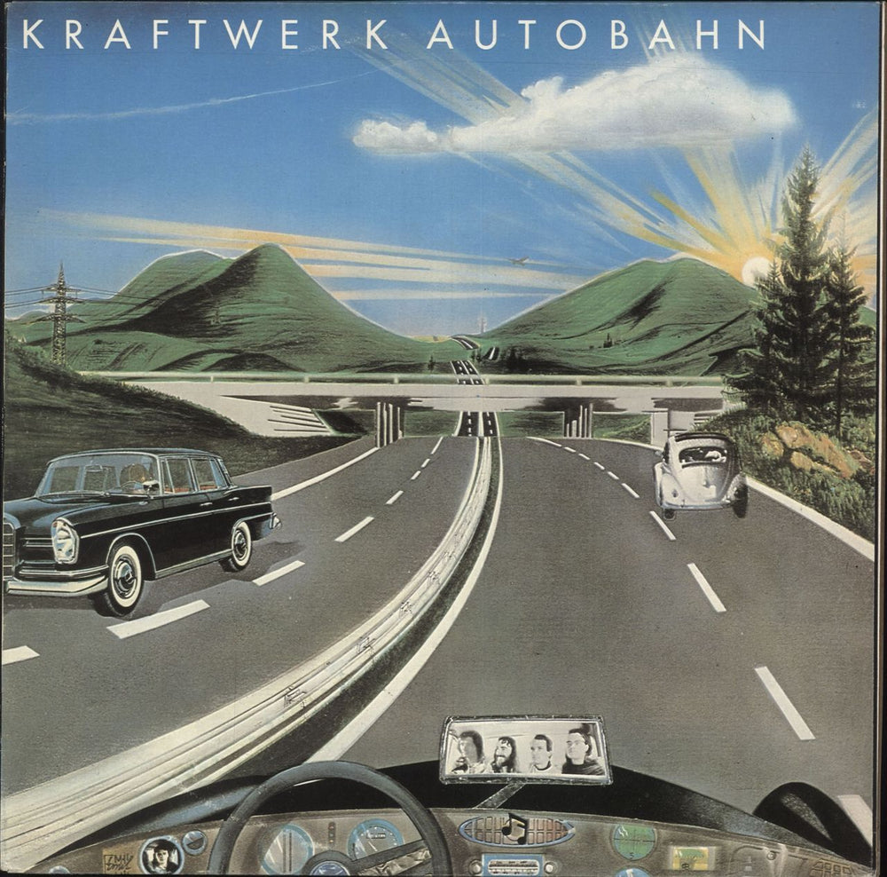 Kraftwerk Autobahn New Zealand vinyl LP album (LP record) EMC203