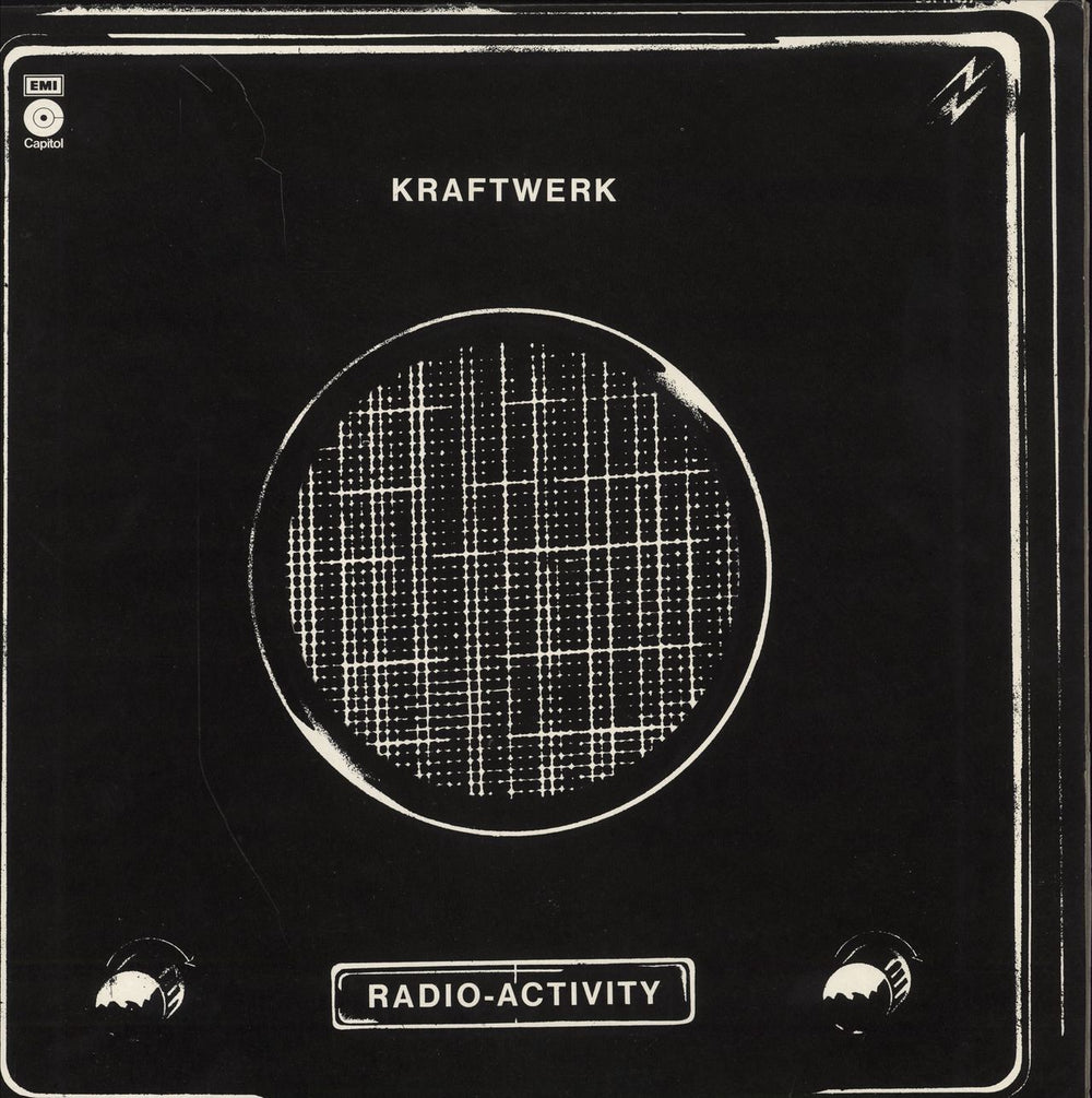 Kraftwerk Radio-Activity + lyric insert UK vinyl LP album (LP record) E-ST11457