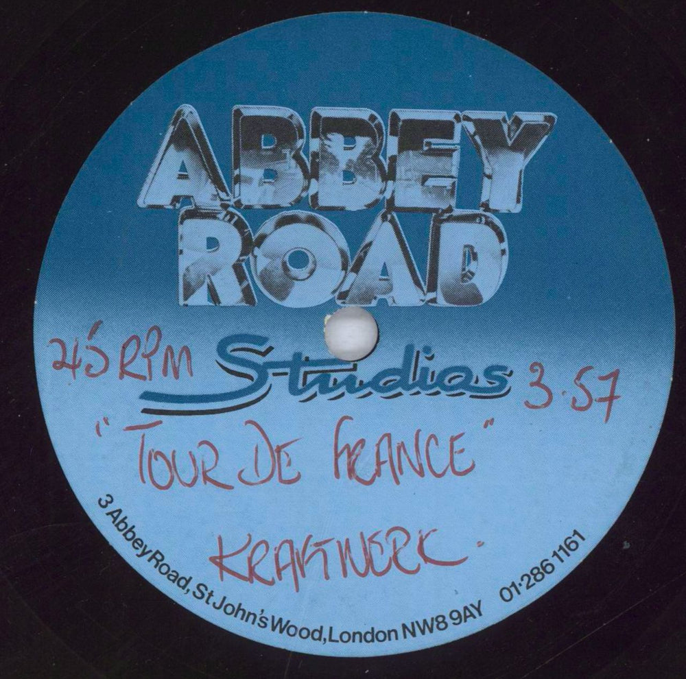 Kraftwerk Tour De France - Acetate UK acetate ACETATE