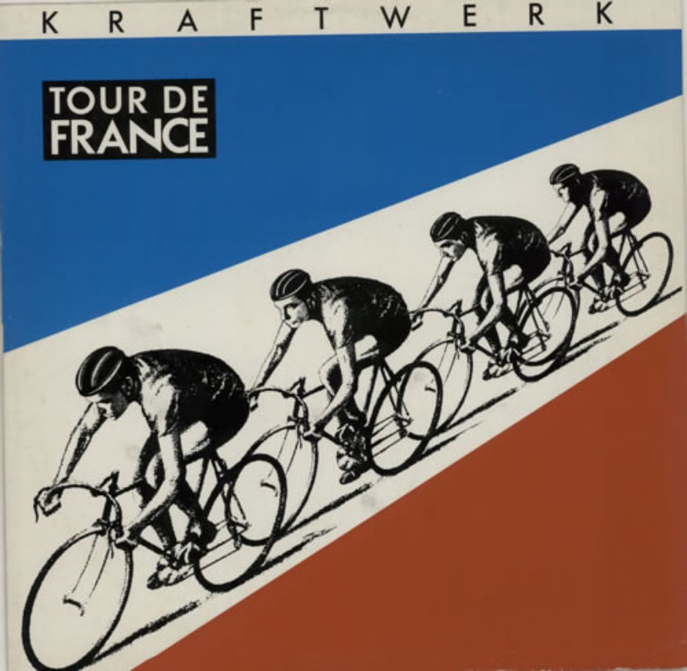 Kraftwerk Tour De France - Red Label UK 12" vinyl single (12 inch record / Maxi-single) 12EMI5413