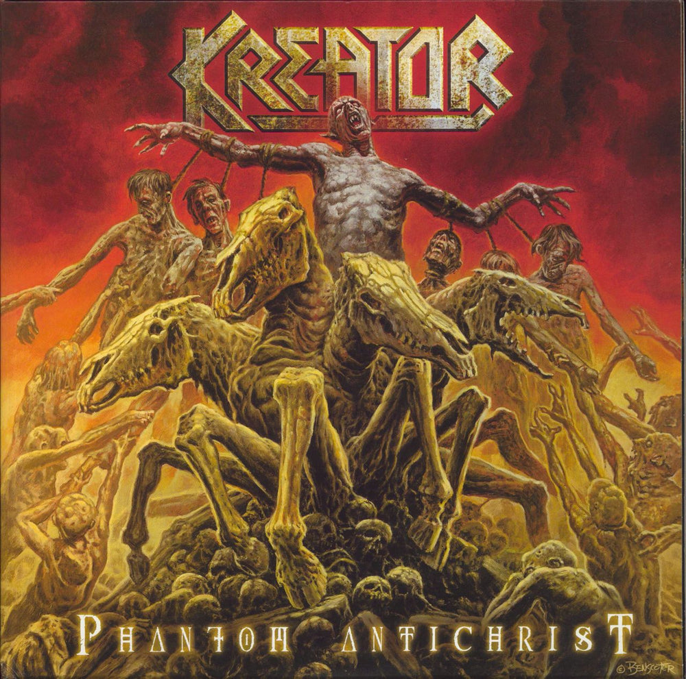 Kreator Phantom Antichrist - Splatter Vinyl US 2-LP vinyl record set (Double LP Album) NB 2588-1