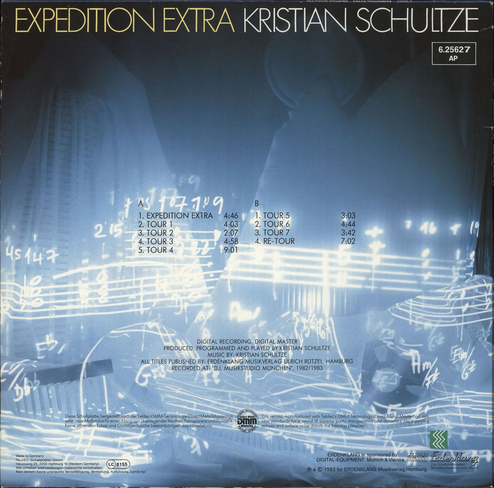 Kristian Schultze Expedition Extra German vinyl LP album (LP record)