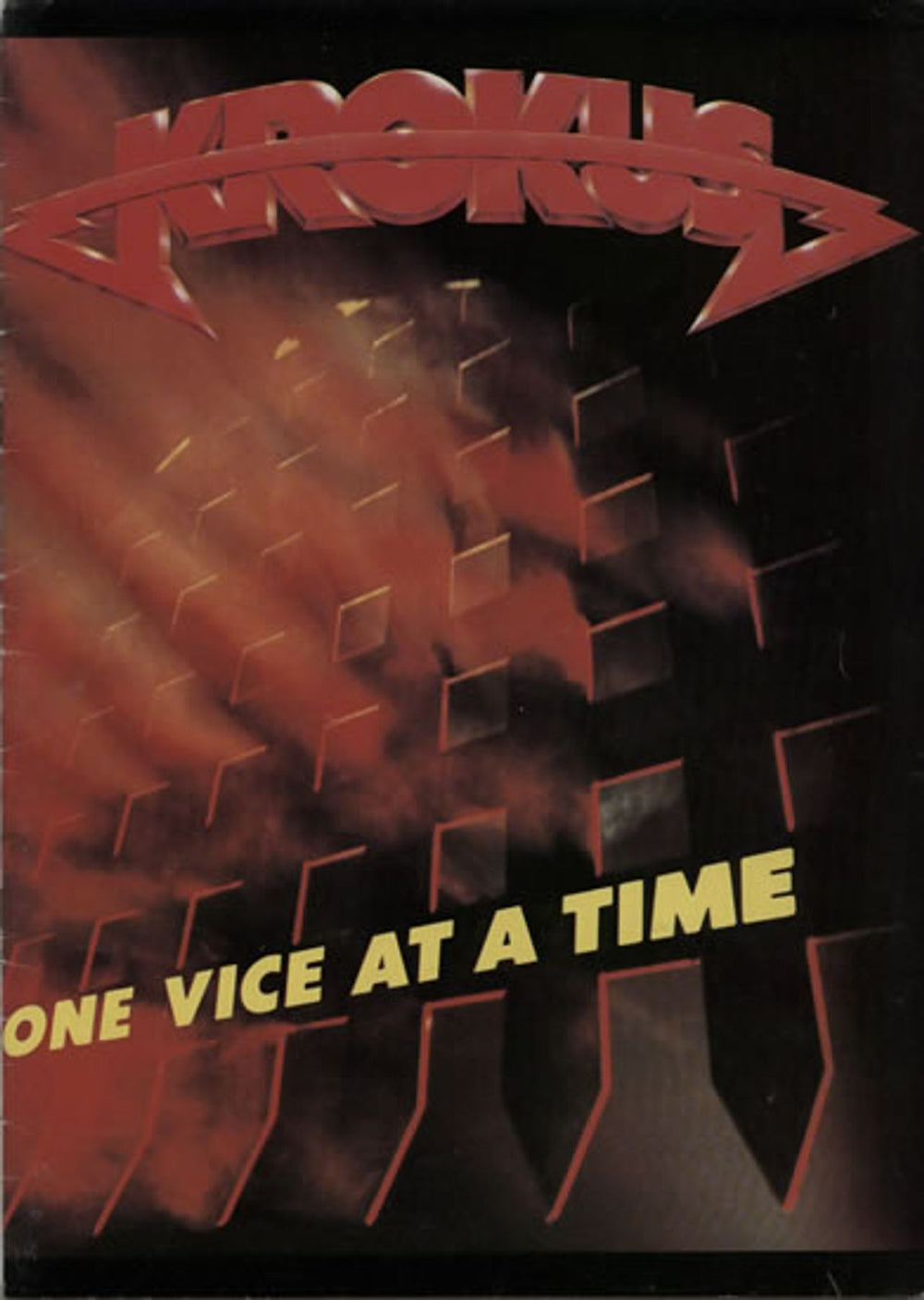 Krokus One Vice At A Time UK tour programme TOUR PROGRAMME