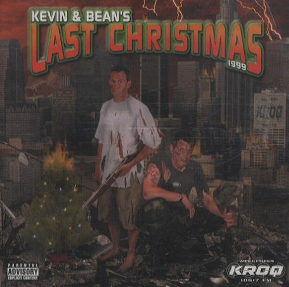 KROQ Kevin & Bean's Last Christmas US Promo CD album (CDLP) 888-172626-2