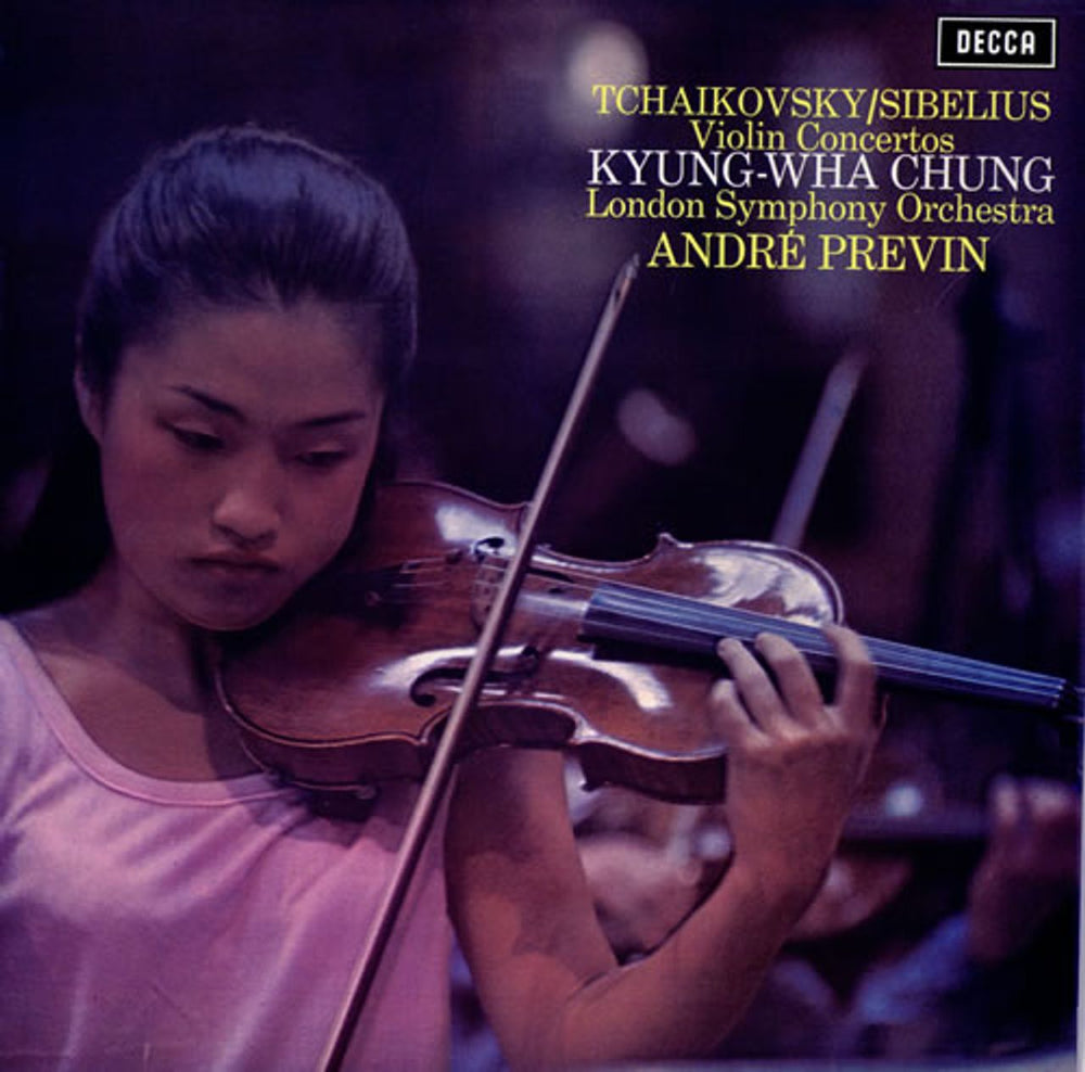 Kyung-Wha Chung Tchaikovsky/Sibelius : Violin Concertos UK vinyl LP album (LP record) SXL6493