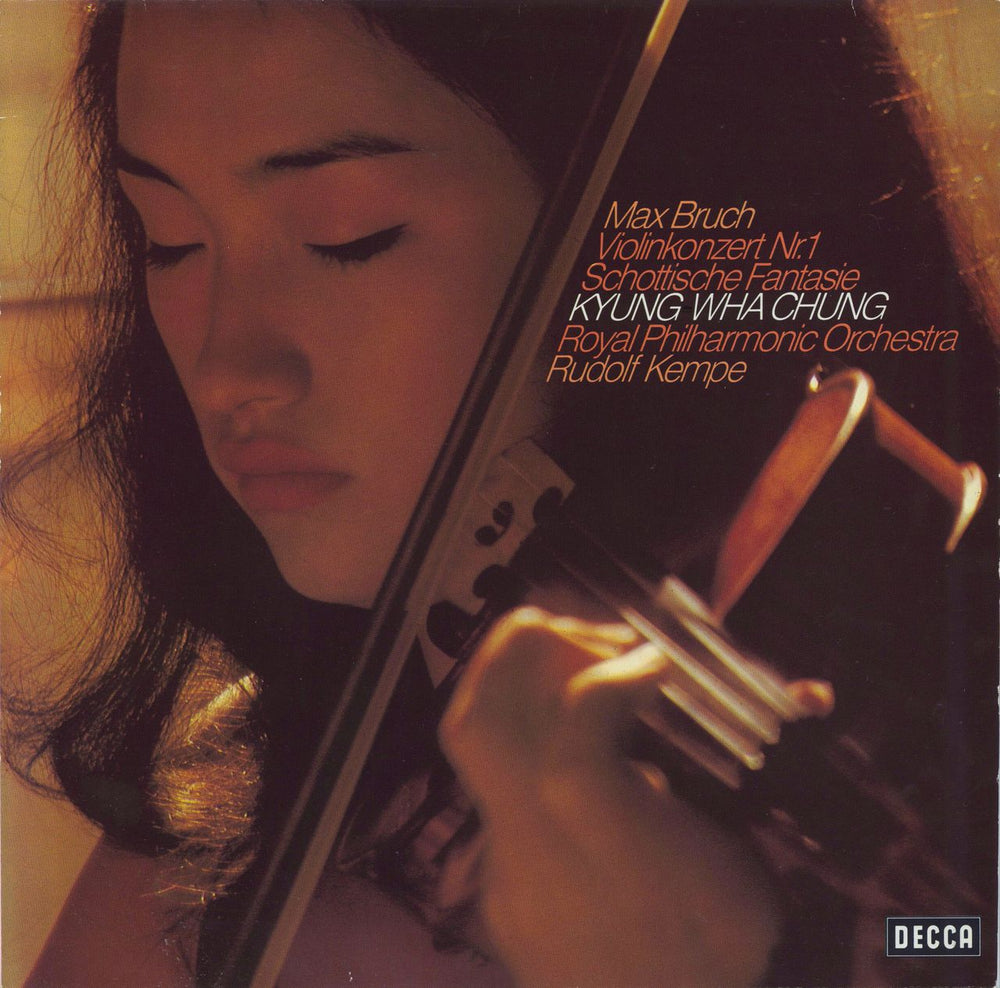 Kyung-Wha Chung ViolinKonzert Nr. 1/ Schottische Fantasie (Violin Concerto/ Scottish Fantasia) UK vinyl LP album (LP record) 6.41483AW