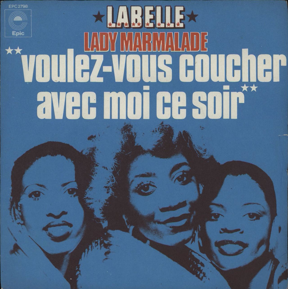 Labelle Lady Marmalade French 7" vinyl single (7 inch record / 45) EPC2798