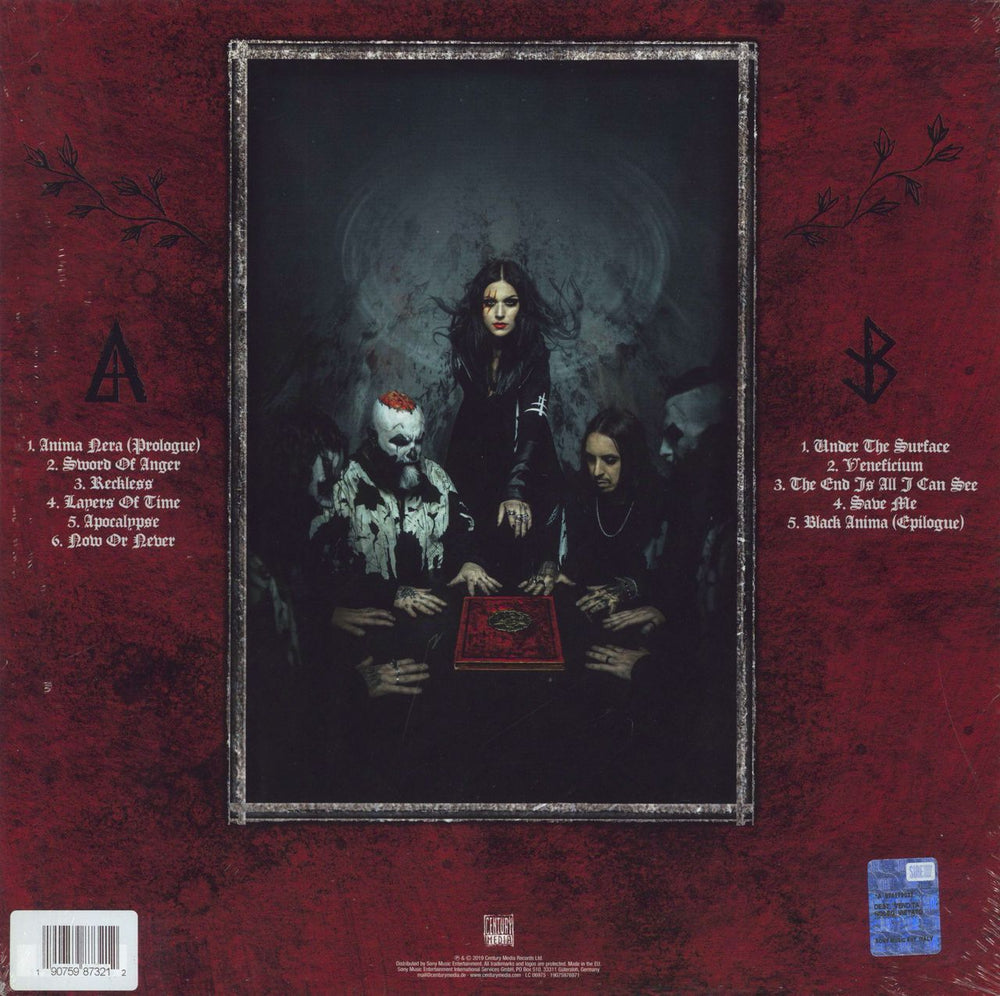 Lacuna Coil Black Anima - Silver 180gram Vinyl  + CD - Sealed UK vinyl LP album (LP record) 190759873212