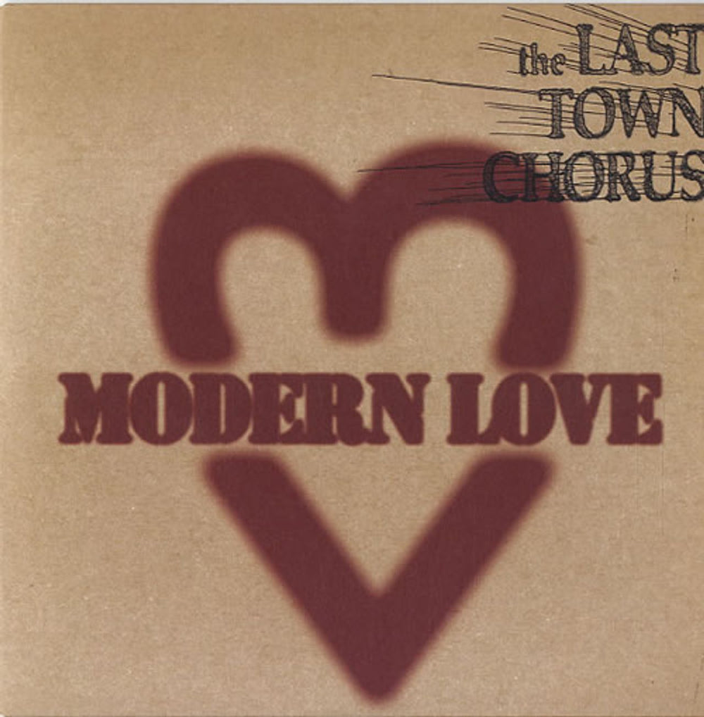 Last Town Chorus Modern Love UK 7" vinyl single (7 inch record / 45) VJS8