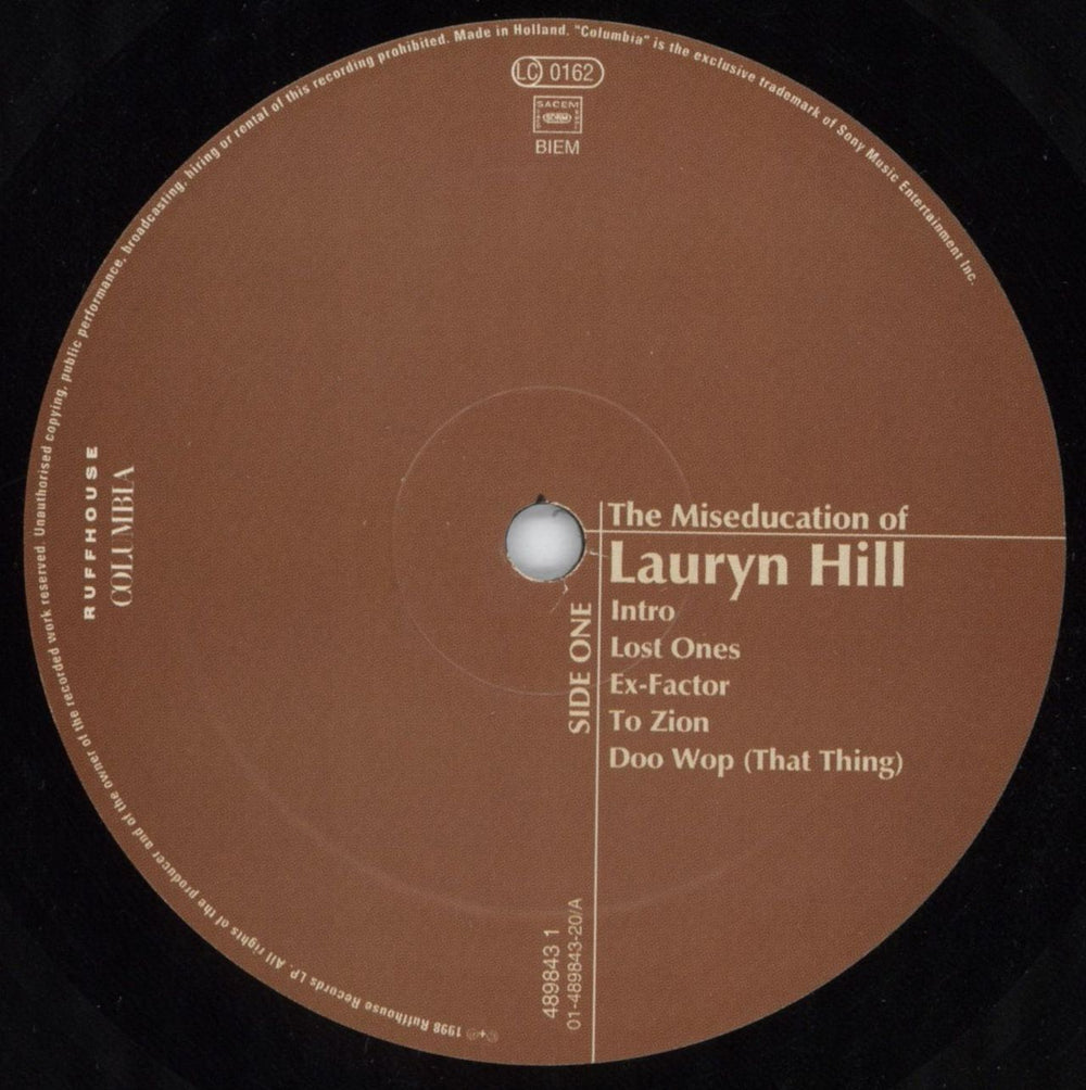 Lauryn Hill The Miseducation Of Lauryn Hill - 1st UK 2-LP vinyl record set (Double LP Album) L-H2LTH553901