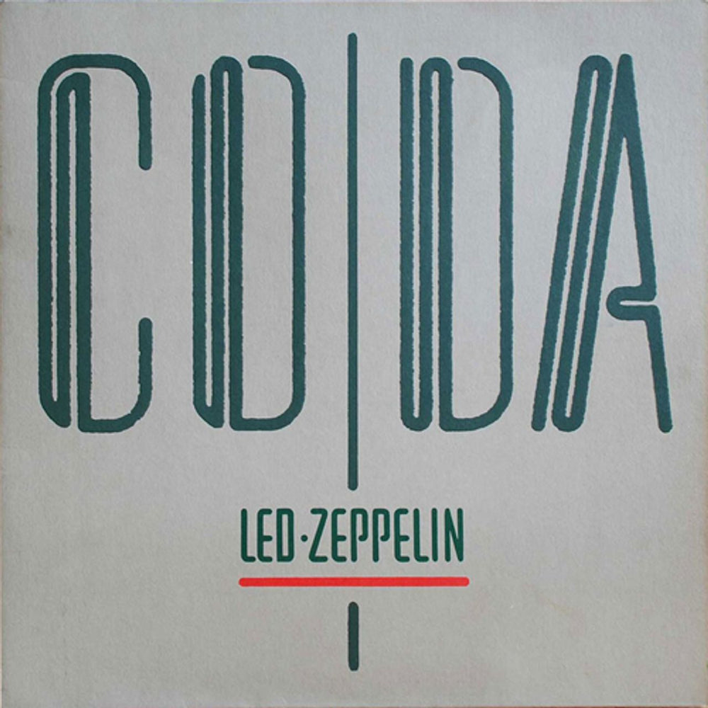 Led Zeppelin Coda - 1st - EX UK vinyl LP album (LP record) A0051