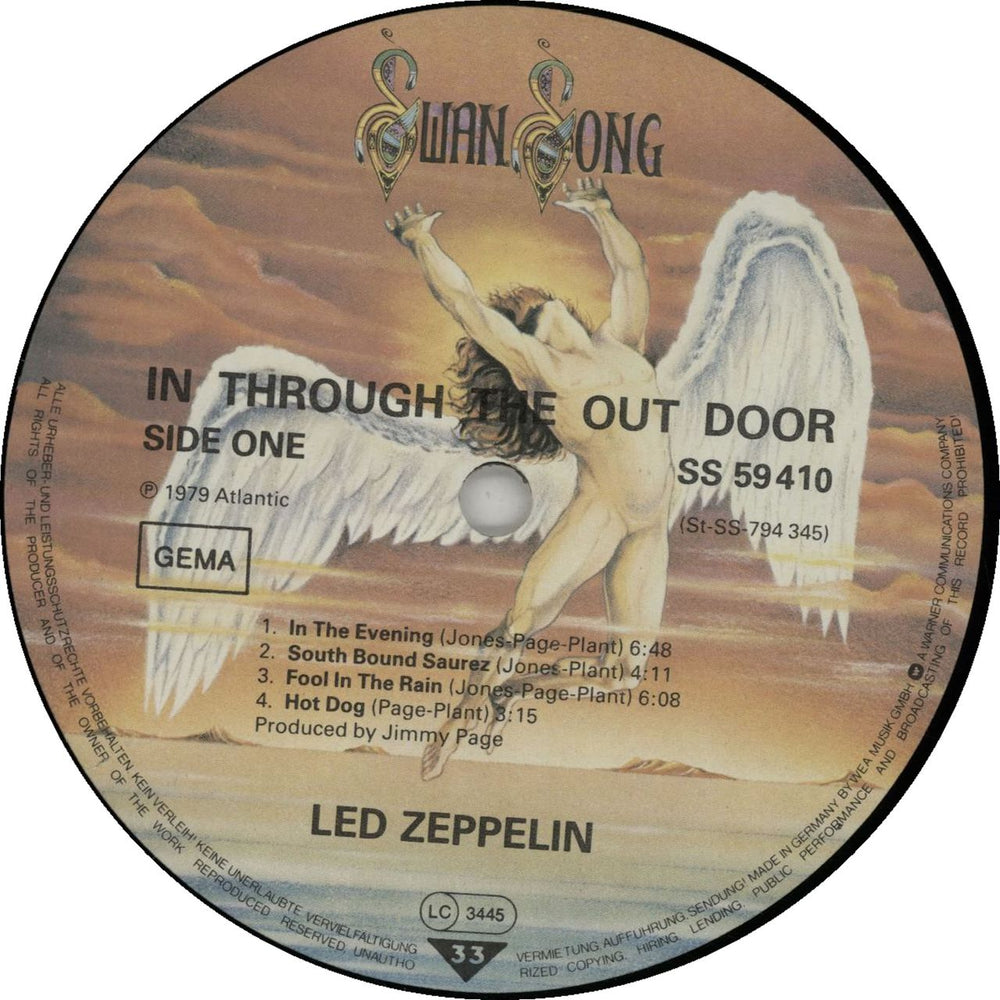 Led Zeppelin In Through The Out Door - 1st B - Complete German vinyl LP album (LP record)