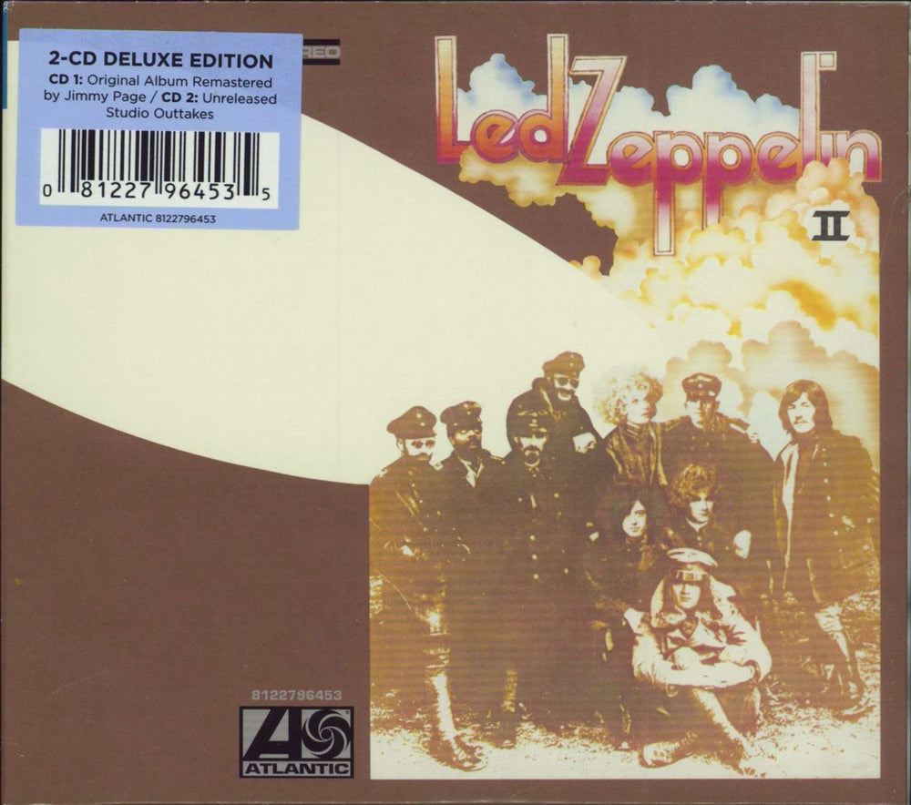 Led Zeppelin Led Zeppelin II: Deluxe Edition UK 2 CD album set (Double CD) 8122796453