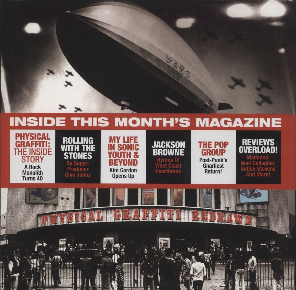 Led Zeppelin Physical Graffiti Redrawn UK 2-LP vinyl record set (Double LP Album) APRIL 2015