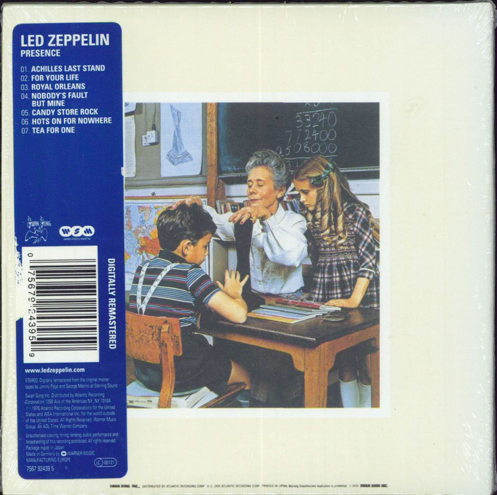Led Zeppelin Presence - Shrink UK CD album (CDLP) 075679243959