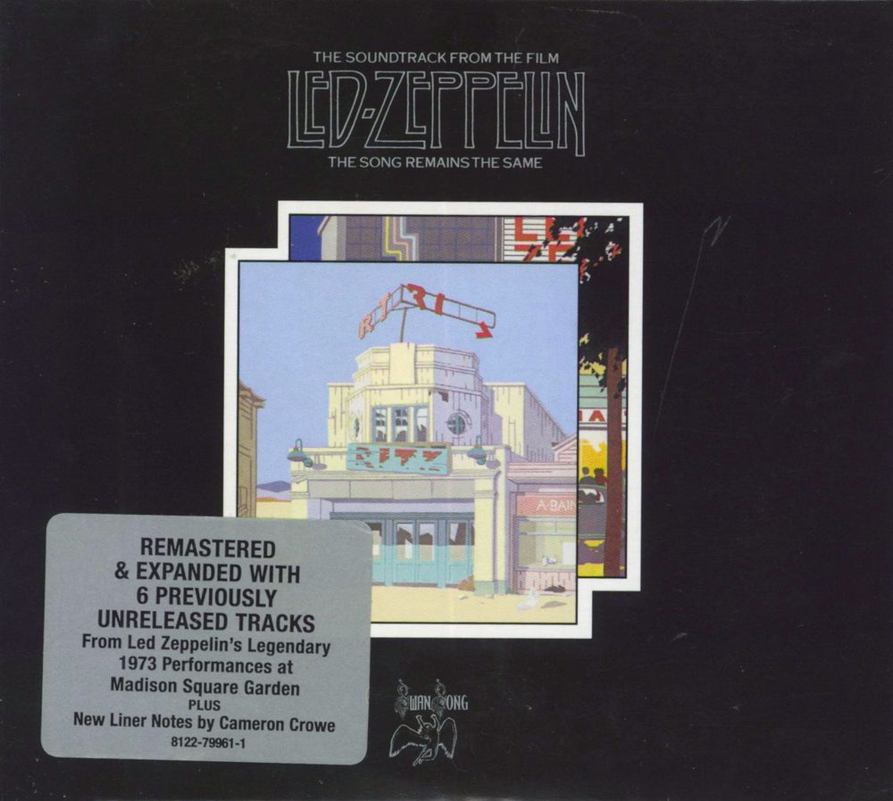 Led Zeppelin The Song Remains The Same UK 2 CD album set (Double CD) 8122799611