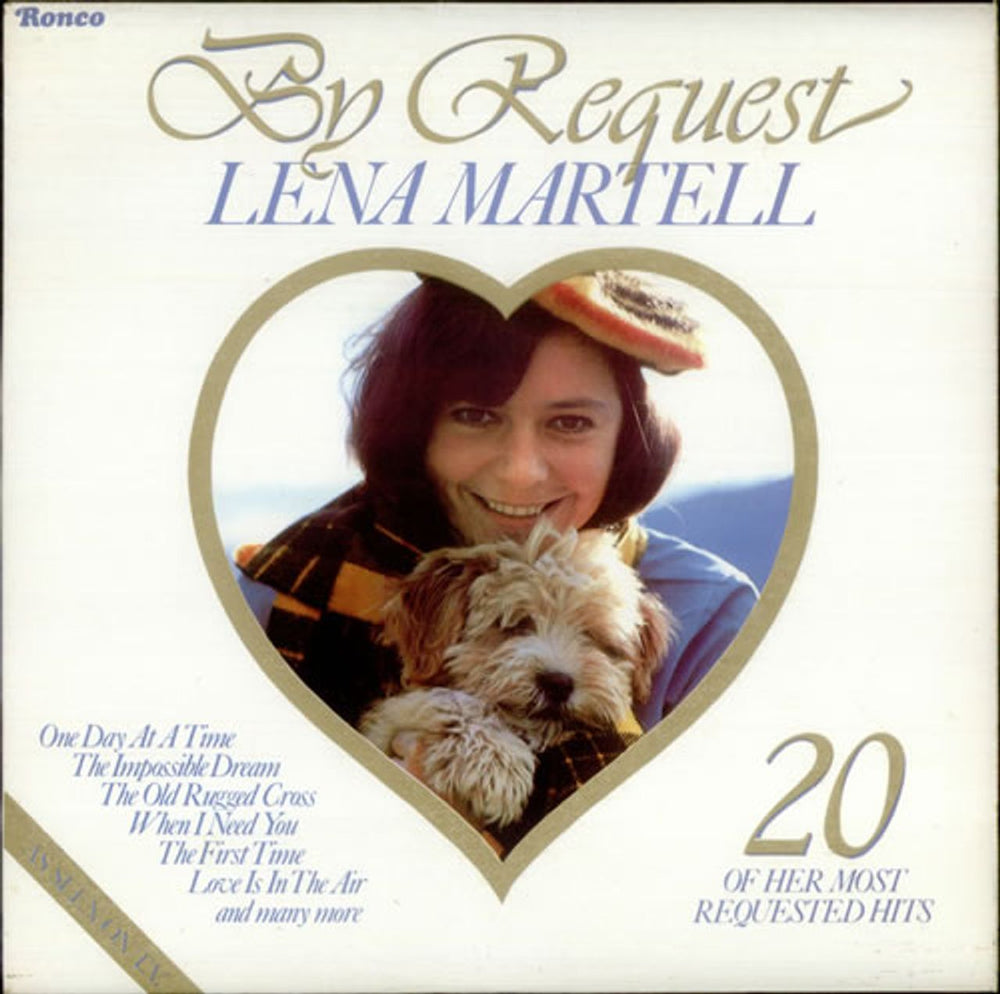 Lena Martell By Request UK vinyl LP album (LP record) RTL2046