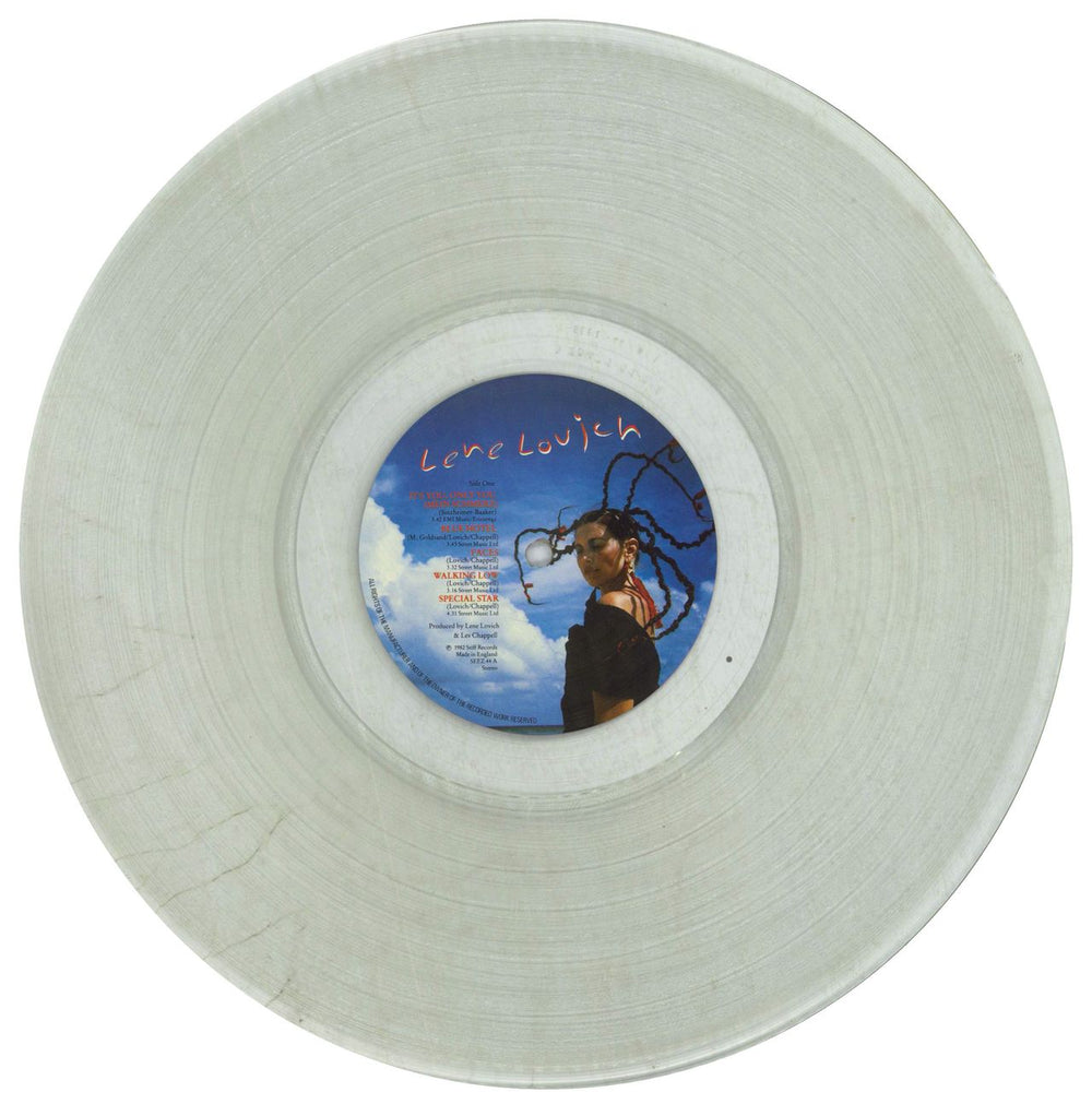 Lene Lovich No Man's Land - Clear Vinyl UK vinyl LP album (LP record)