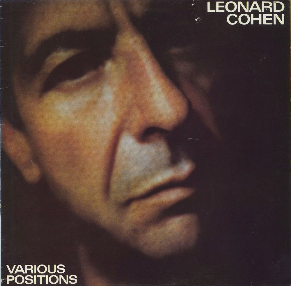 Leonard Cohen Various Positions UK vinyl LP album (LP record) 4655691