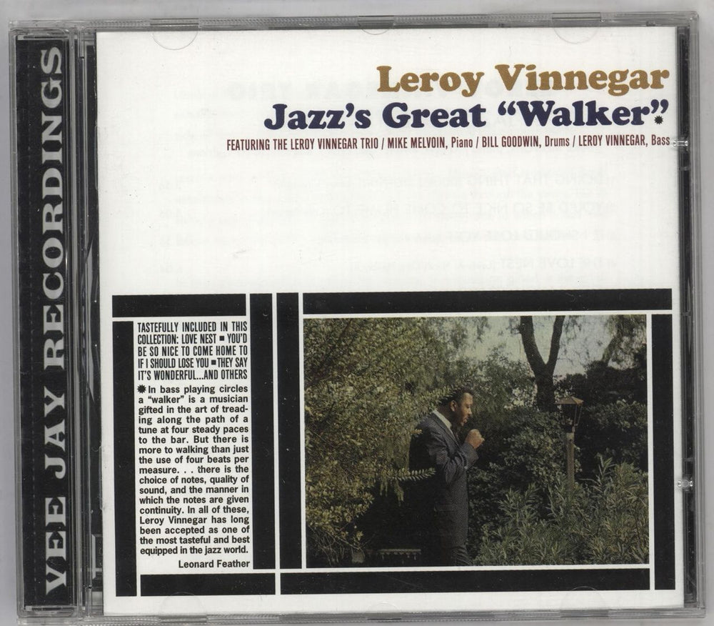 Leroy Vinnegar Jazz's Great "Walker" Spanish CD album (CDLP) VJ-022