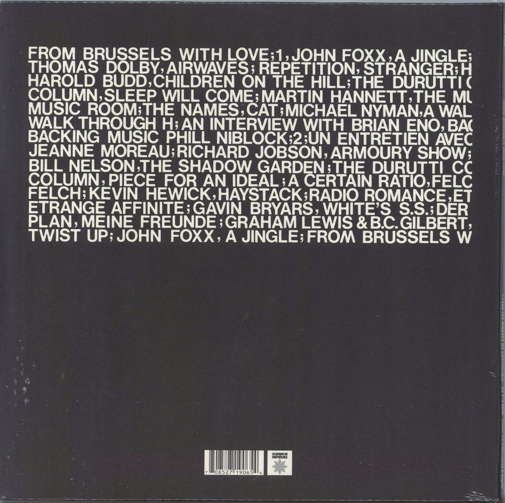 Les Disques Du Crépuscule From Brussels With Love - White & Black Vinyl - Sealed Belgian 2-LP vinyl record set (Double LP Album) 708527190654