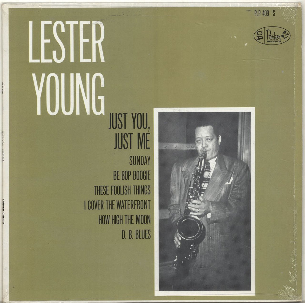 Lester Young Just You, Just Me US vinyl LP album (LP record) PLP-409