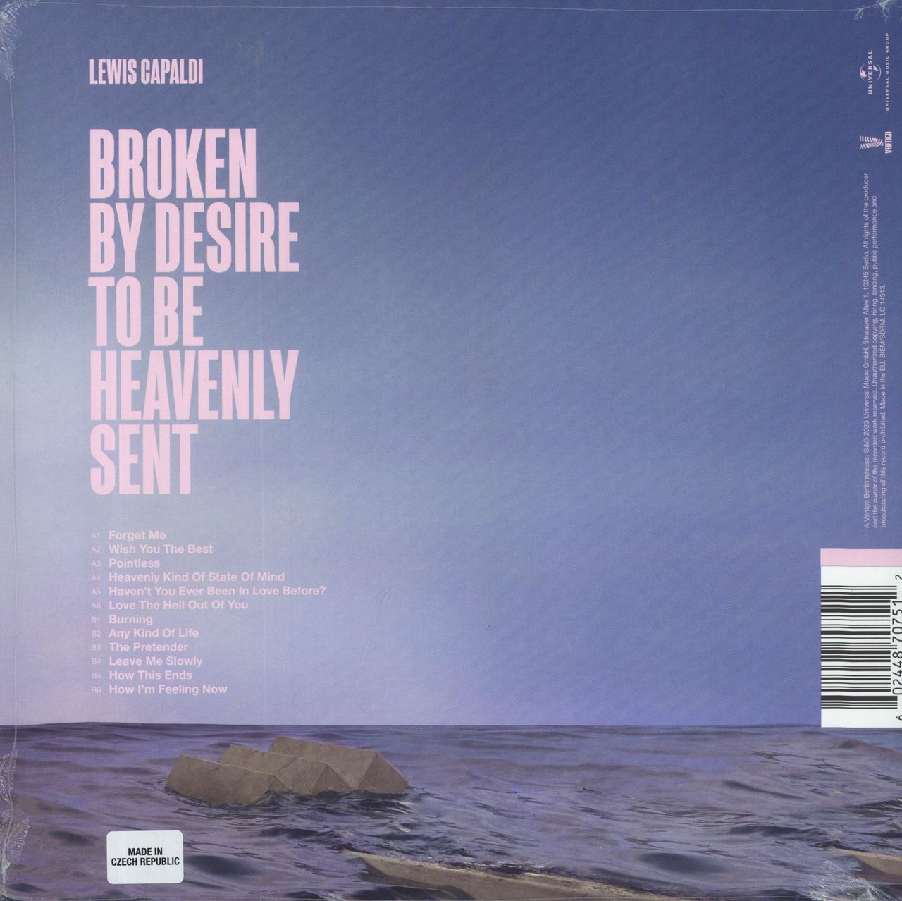 Lewis Capaldi - Broken By Desire To Be Heavenly Sent Indie LP