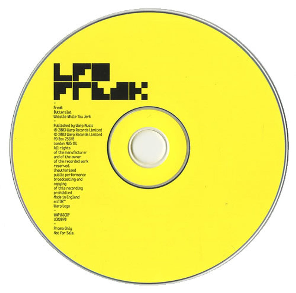 LFO Freak EP UK Promo CD single (CD5 / 5") WAP166CDP