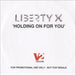 Liberty X Holding On For You UK Promo CD-R acetate CD-R ACETATE