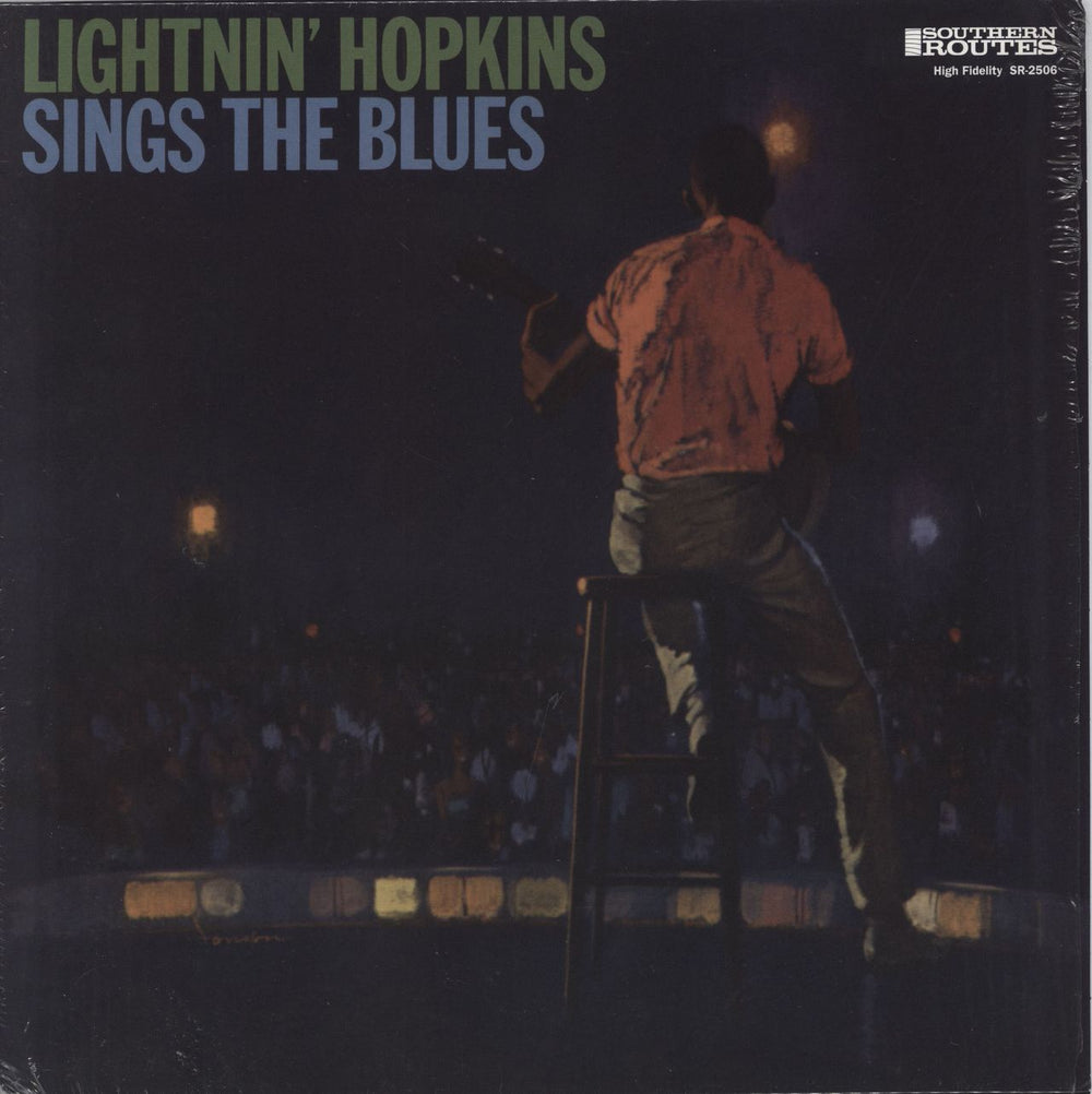 Lightnin' Hopkins Sings The Blues UK vinyl LP album (LP record) SR-2506