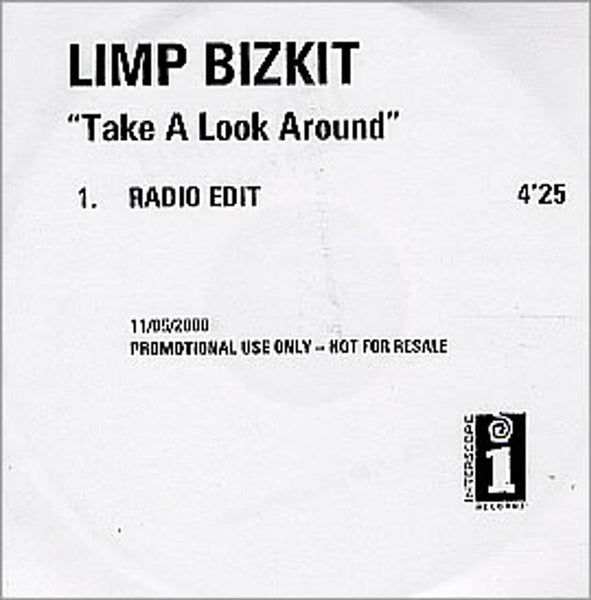 Limp Bizkit Take A Look Around UK Promo CD-R acetate — RareVinyl.com
