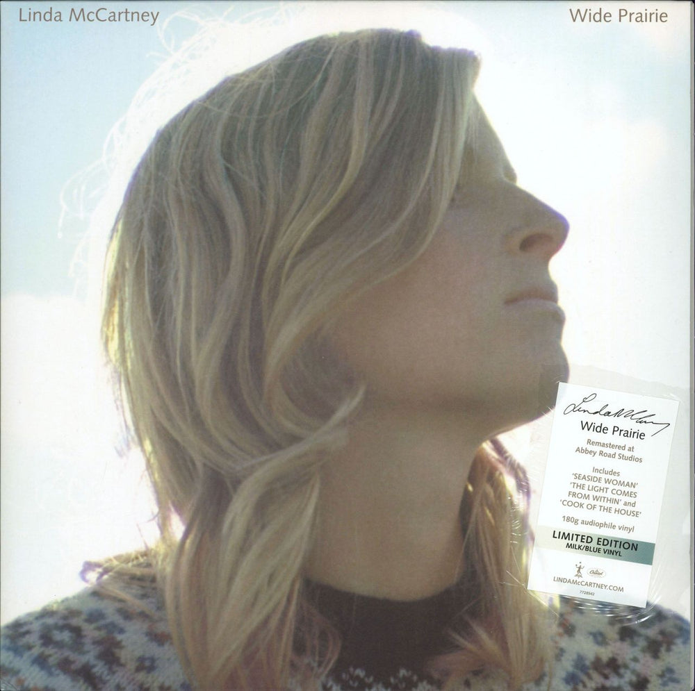 Linda McCartney Wild Prairie - 180gm Milk/Blue Vinyl UK vinyl LP album (LP record) 7728542