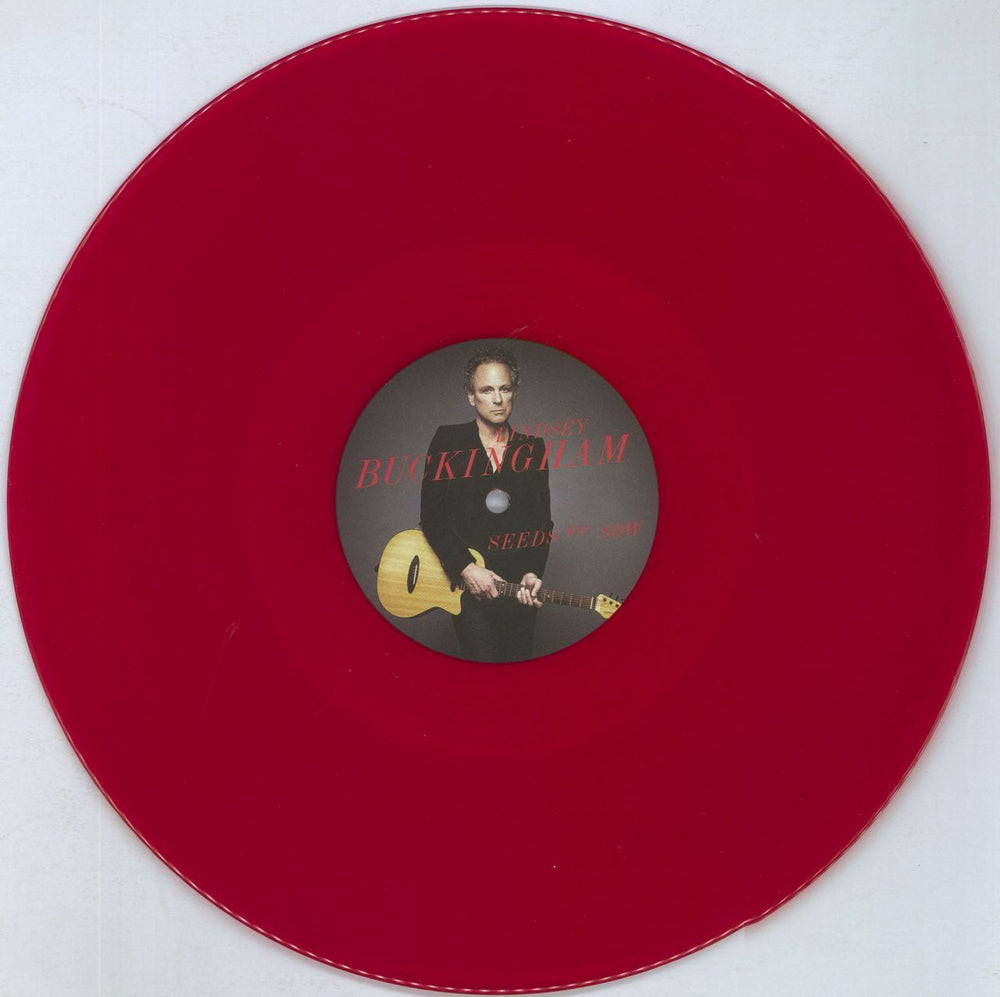 Lindsey Buckingham Seeds We Sow - Red Clear vinyl UK 2-LP vinyl record set (Double LP Album) LIN2LSE820041