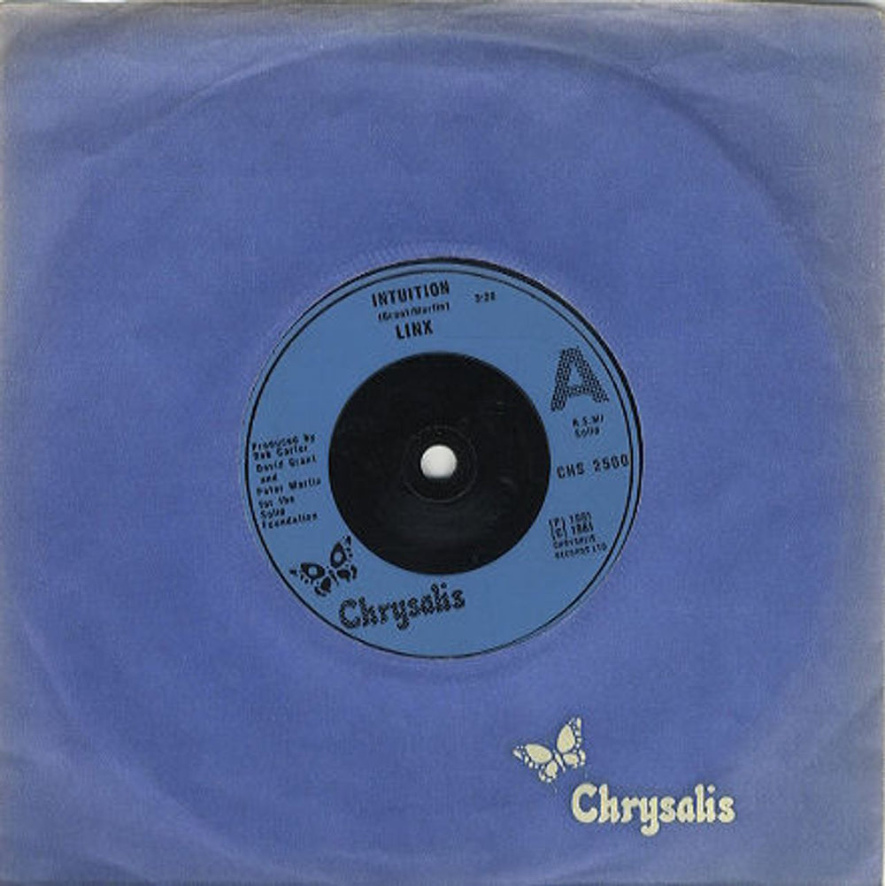 Linx Intuition UK 7" vinyl single (7 inch record / 45) CHS2500