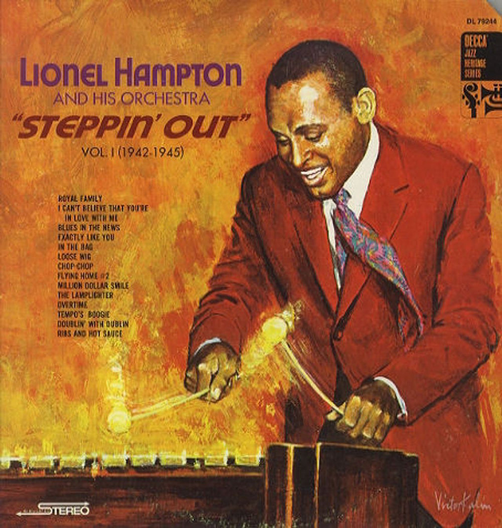 Lionel Hampton Steppin' Out Volume 1 1942-1945 US vinyl LP album (LP record) DL79244