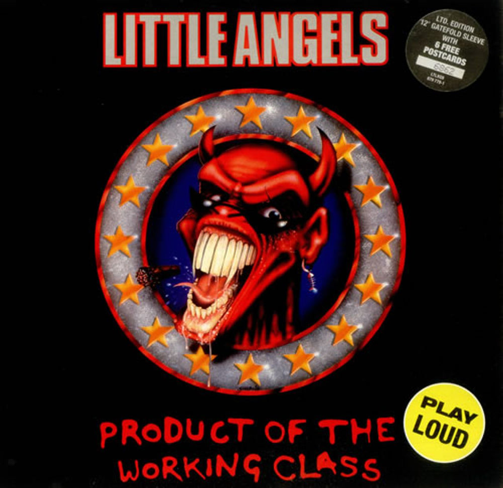 Little Angels Product Of The Working Class - Gatefold UK 12" vinyl single (12 inch record / Maxi-single) LTLXG9