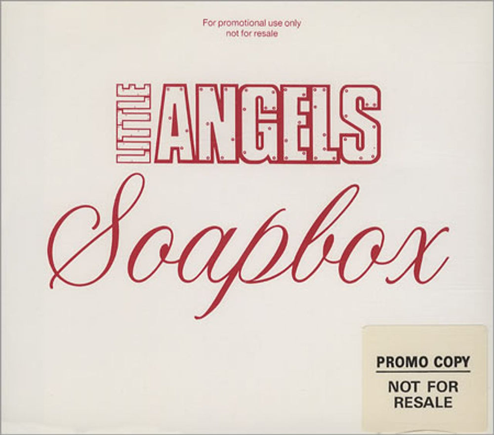 Little Angels Soapbox UK Promo CD single (CD5 / 5") LAJAM5