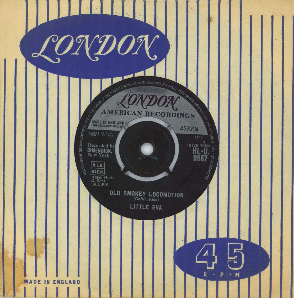 Little Eva Let's Turkey Trot - 1st UK 7" vinyl single (7 inch record / 45)