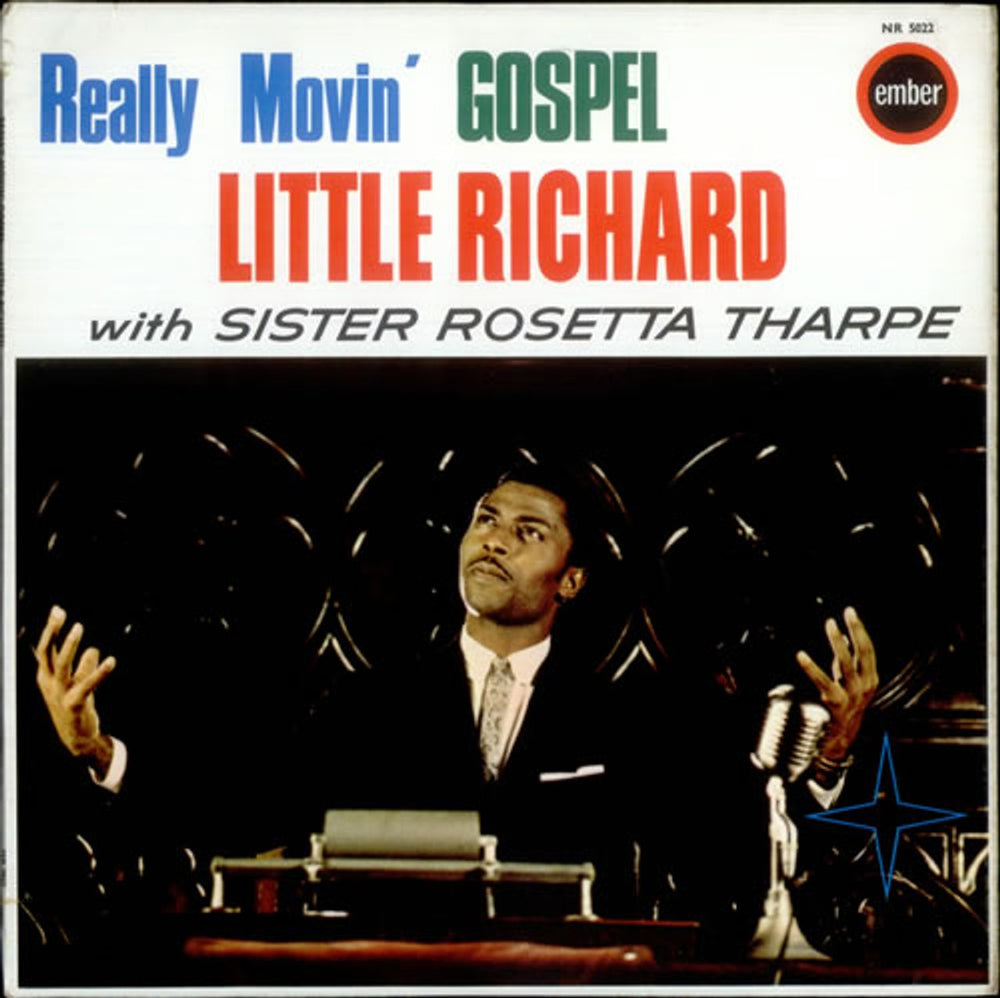 Little Richard Really Movin' Gospel UK vinyl LP album (LP record) NR5022