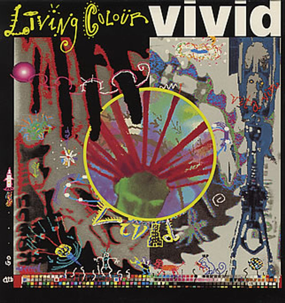 Living Colour Vivid UK vinyl LP album (LP record) EPC4607581