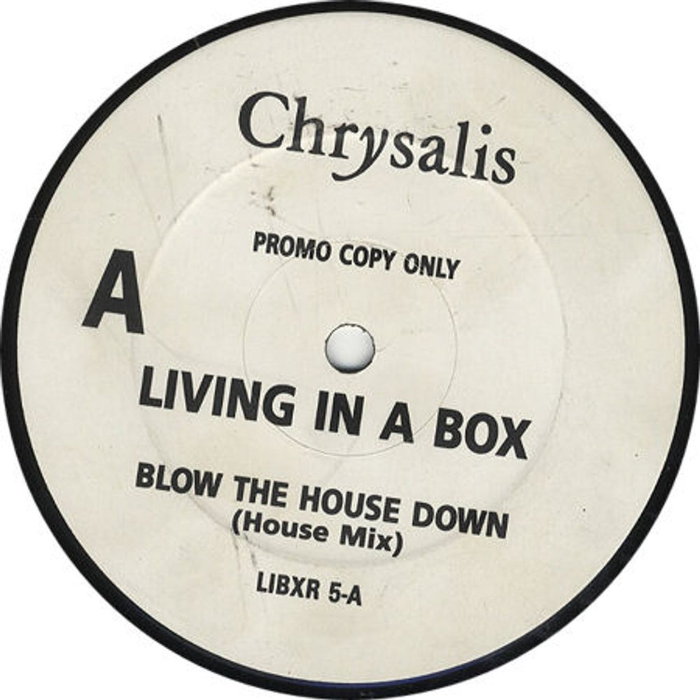 Living In A Box Blow The House Down UK Promo 12" vinyl single (12 inch record / Maxi-single) LIBXR5