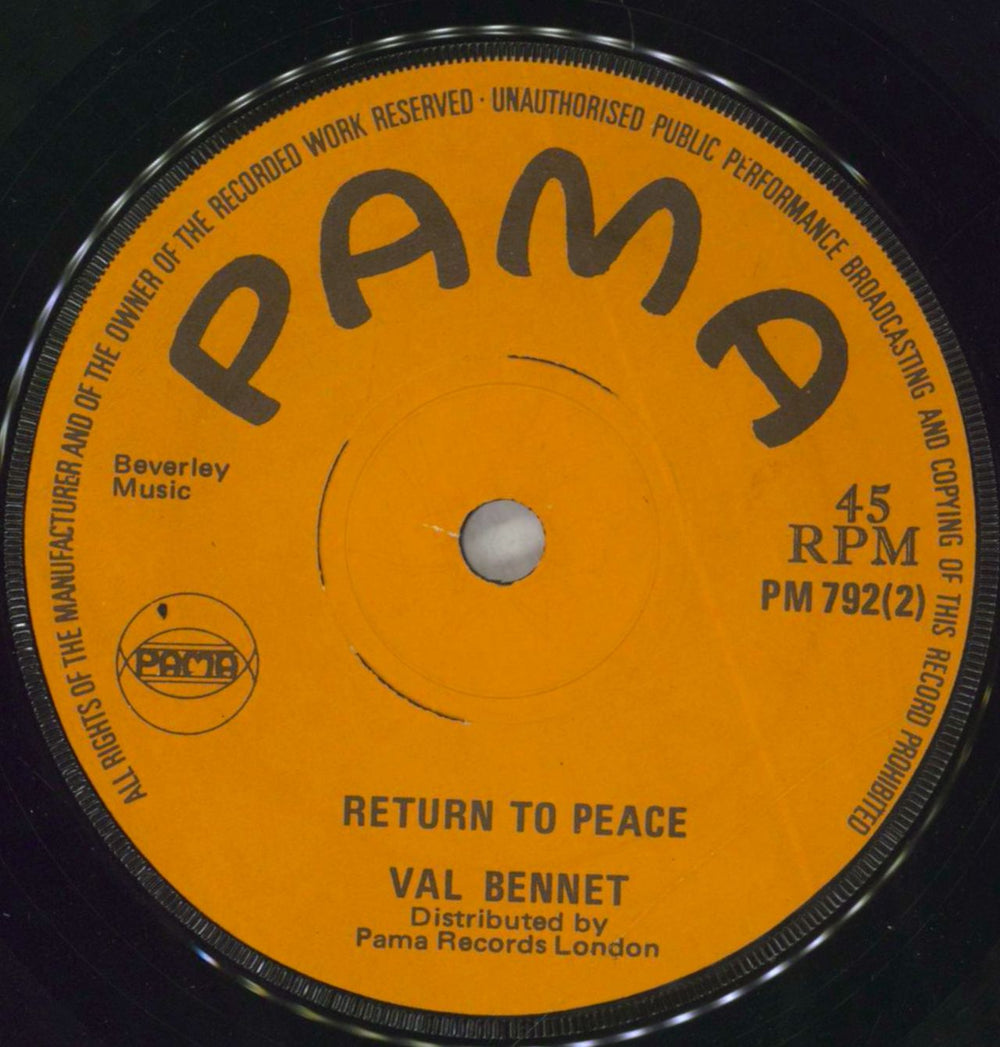 Lloyd Terrell Birth Control UK 7" vinyl single (7 inch record / 45)