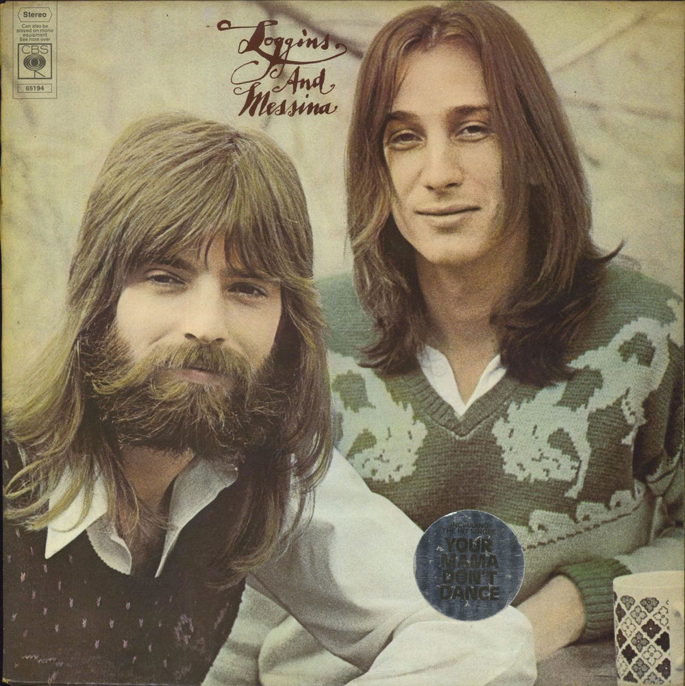 Loggins & Messina Loggins And Messina - Hype Stickered Sleeve UK vinyl LP album (LP record) 65194