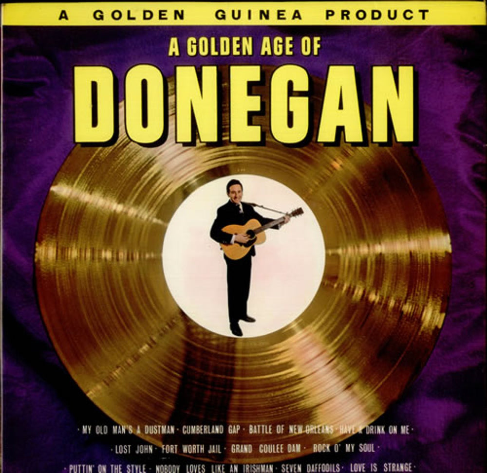 Lonnie Donegan A Golden Age Of Donegan UK vinyl LP album (LP record) GGL0135