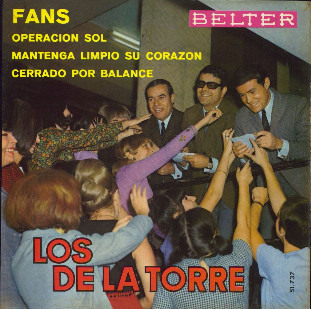 Los De La Torre Fans Spanish 7" vinyl single (7 inch record / 45) 51.737