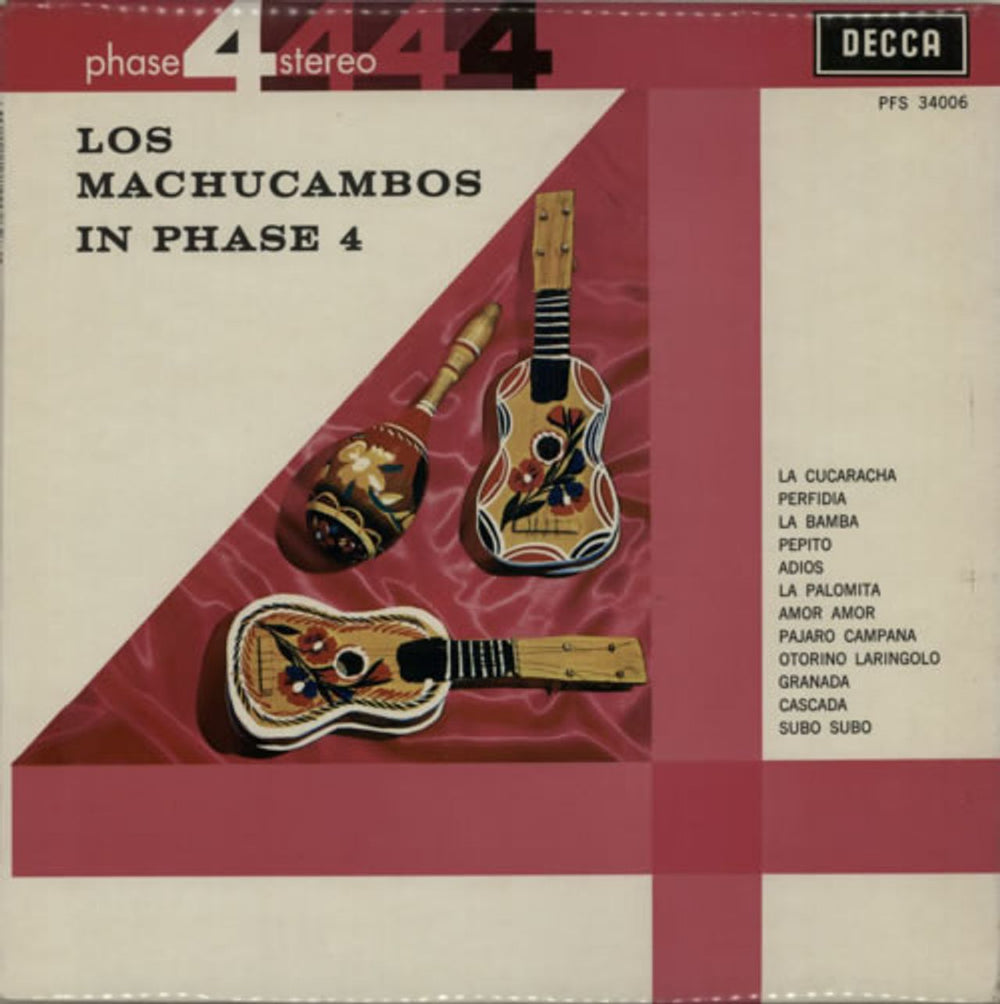 Los Machucambos In Phase 4 UK vinyl LP album (LP record) PFS34006