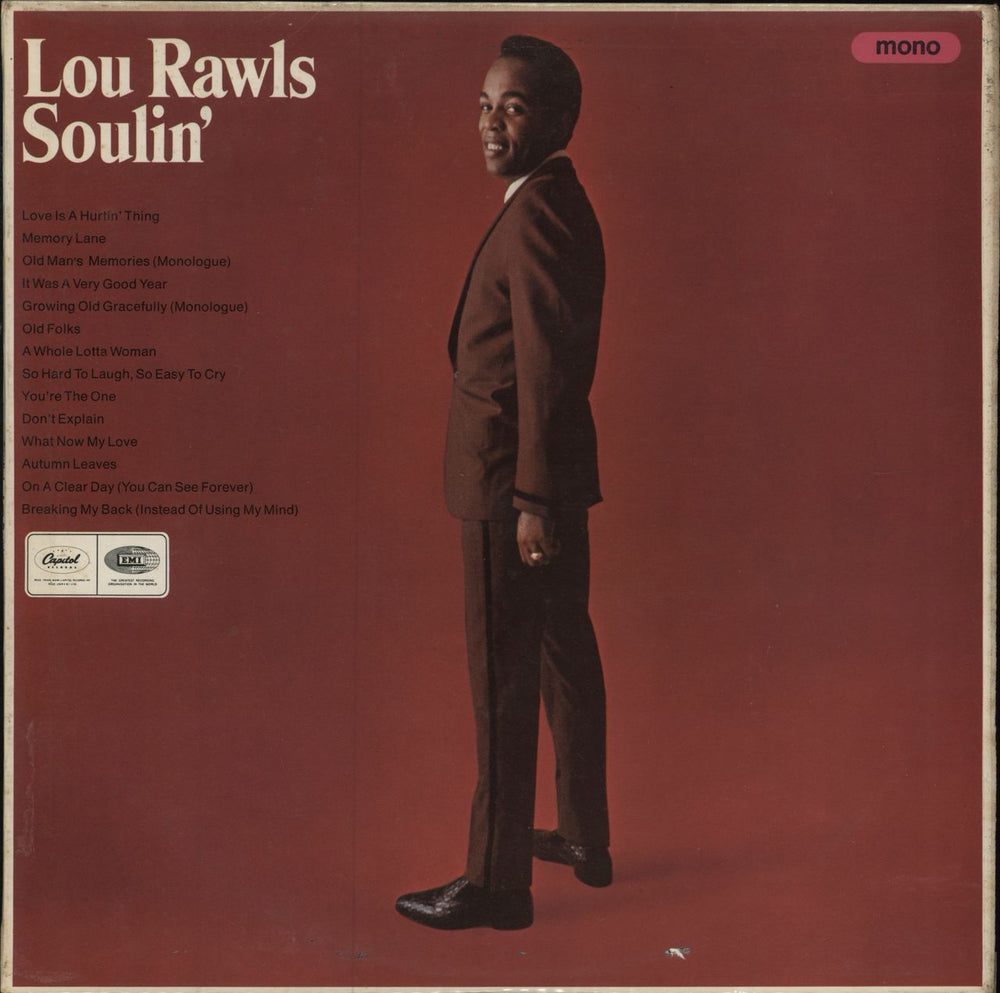 Lou Rawls Soulin'- Factory sample UK vinyl LP album (LP record) T2566